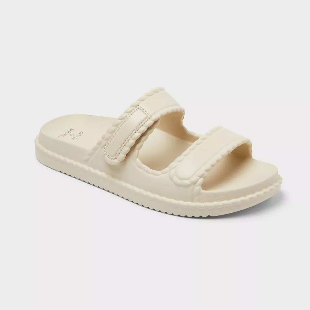 Women's Sandals by Shade & Shore Bay Cream Size 6 New Without Tags